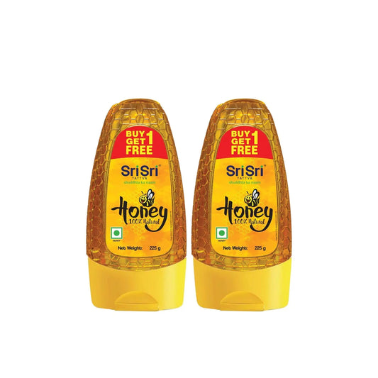Honey - 100% Natural & Pure No sugar adulteration 225 g (Buy 1 Get 1 Free) - Honey