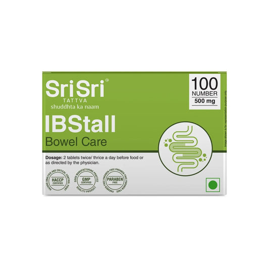 IBStall - Bowel Care 10Tabs | 500 mg | Sri Sri Tattva - Ayurvedic Medicine