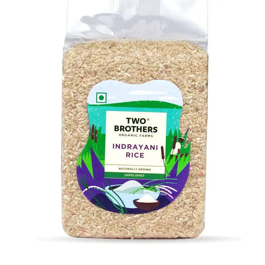 Indrayani Rice (unpolished) 1kg | Two Brothers - Grocery