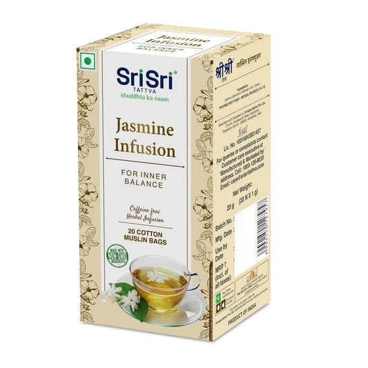 Jasmine Infusion | Sri Sri Tattva | 20 Bags - Tea