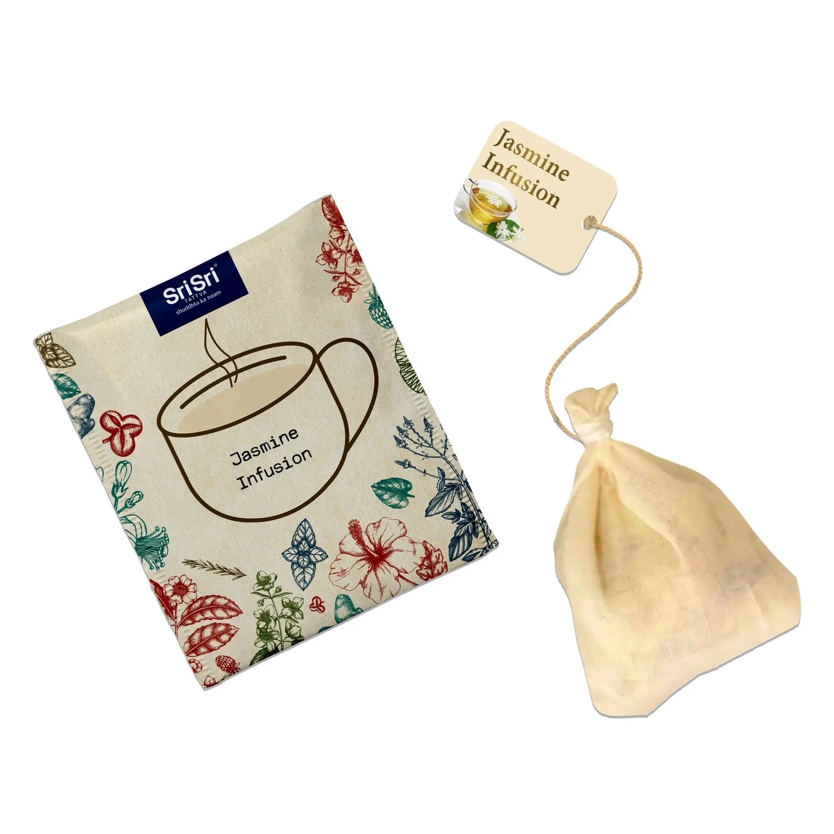 Jasmine Infusion | Sri Sri Tattva | 20 Bags - Tea