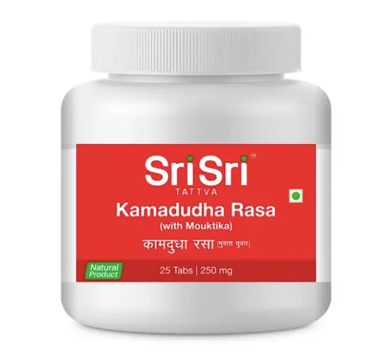 Kamadudha Rasa - Gastritis & Hyperacidity disorders 25 Tabs | 250mg - Tablets