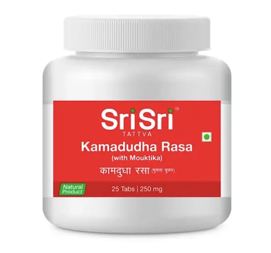 Kamadudha Rasa - Gastritis & Hyperacidity disorders 25 Tabs | 250mg - Tablets