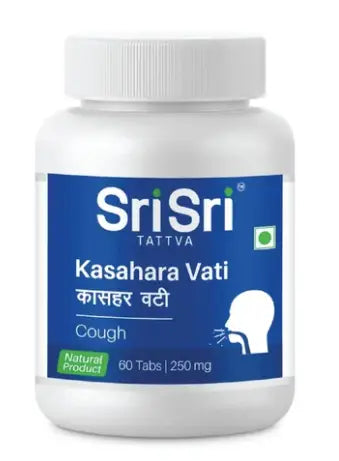 Kasahara Vati - Cough 60 Tabs | 250mg | Sri Sri Tattva - Tablets