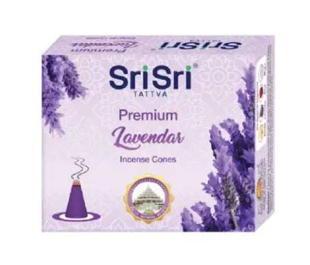Lavender Incense Cones-25g - Pooja Samagri