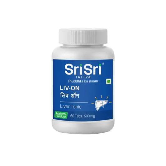 Liv-On - Liver Tonic 60 Tabs | 500mg | Sri Sri Tattva - Vitamins & Supplements