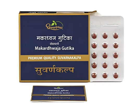 Makardhwaja Gutika- 30 Tabs | Dhootapapeshwar - Tablets