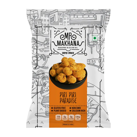 Makhana Piri Piri Paradise 65g | Mr Makhana - snacks