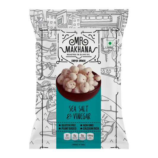 Makhana Sea Salt & Vinegar 75g | Mr Makhana - snacks