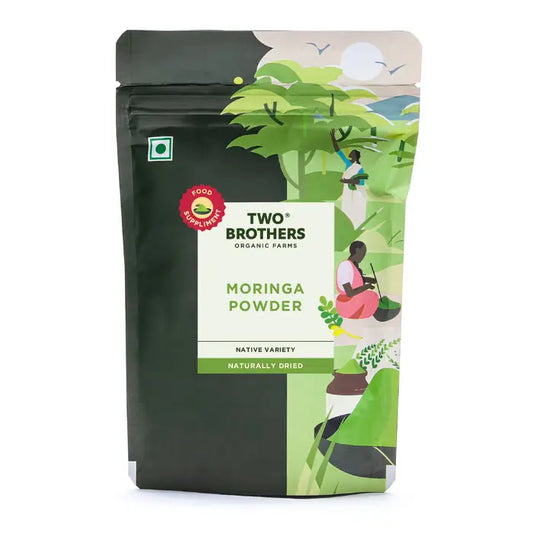 Moringa Powder Chemical-Free Lab-Tested 100g | Two Brothers - Grocery