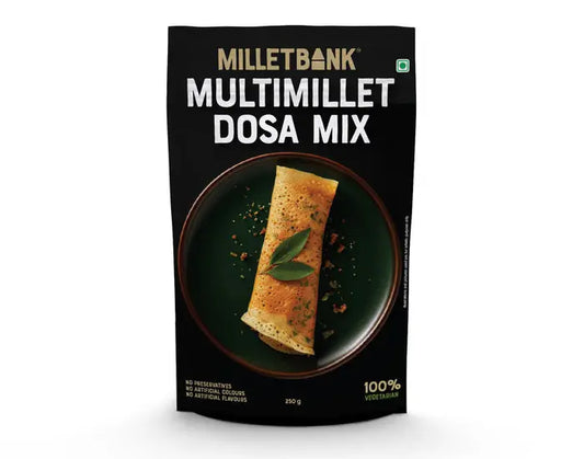 Multi Millet Dosa Mix 250g | MilletBank - snacks