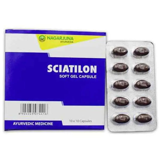 Nagarjuna Sciatilon Soft Gelatin Capsule 10Cap | Nagarjuna - Vitamins & Supplements