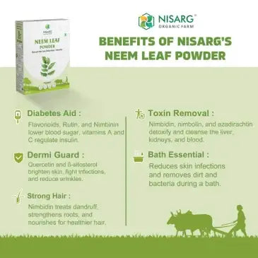 Benefits of neem leaf powder