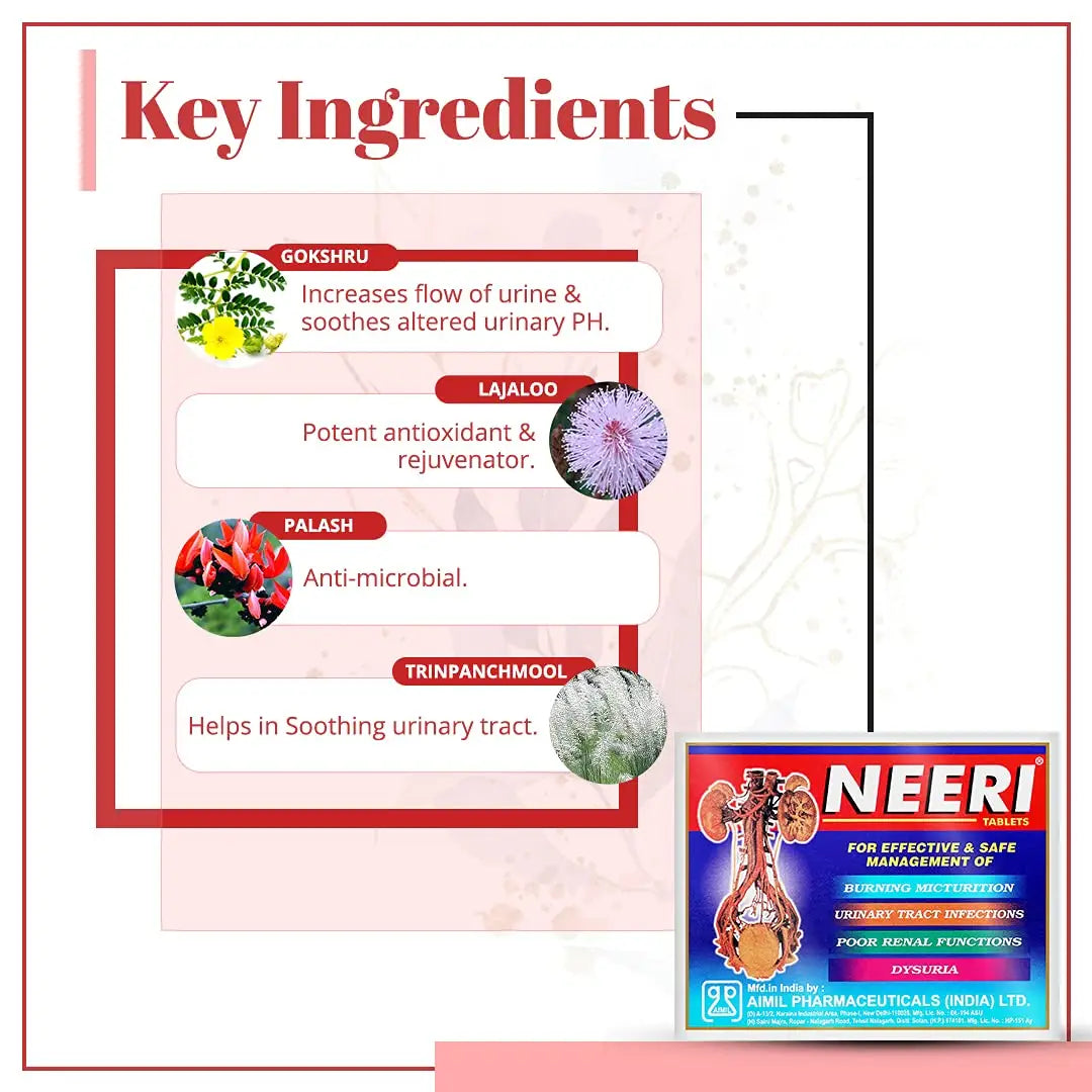 Neeri by Aimil Pharmaceuticals India Ltd - 30 tablets - Tablets