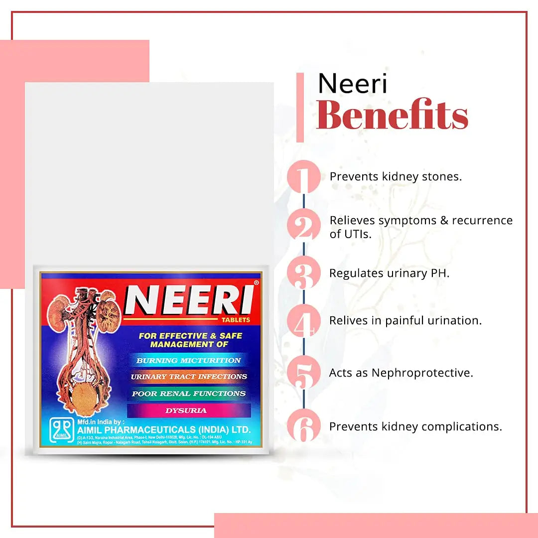 Neeri by Aimil Pharmaceuticals India Ltd - 30 tablets - Tablets