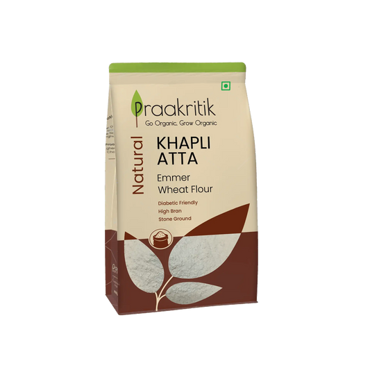 Organic Khapli Atta 1kg | Praakritik