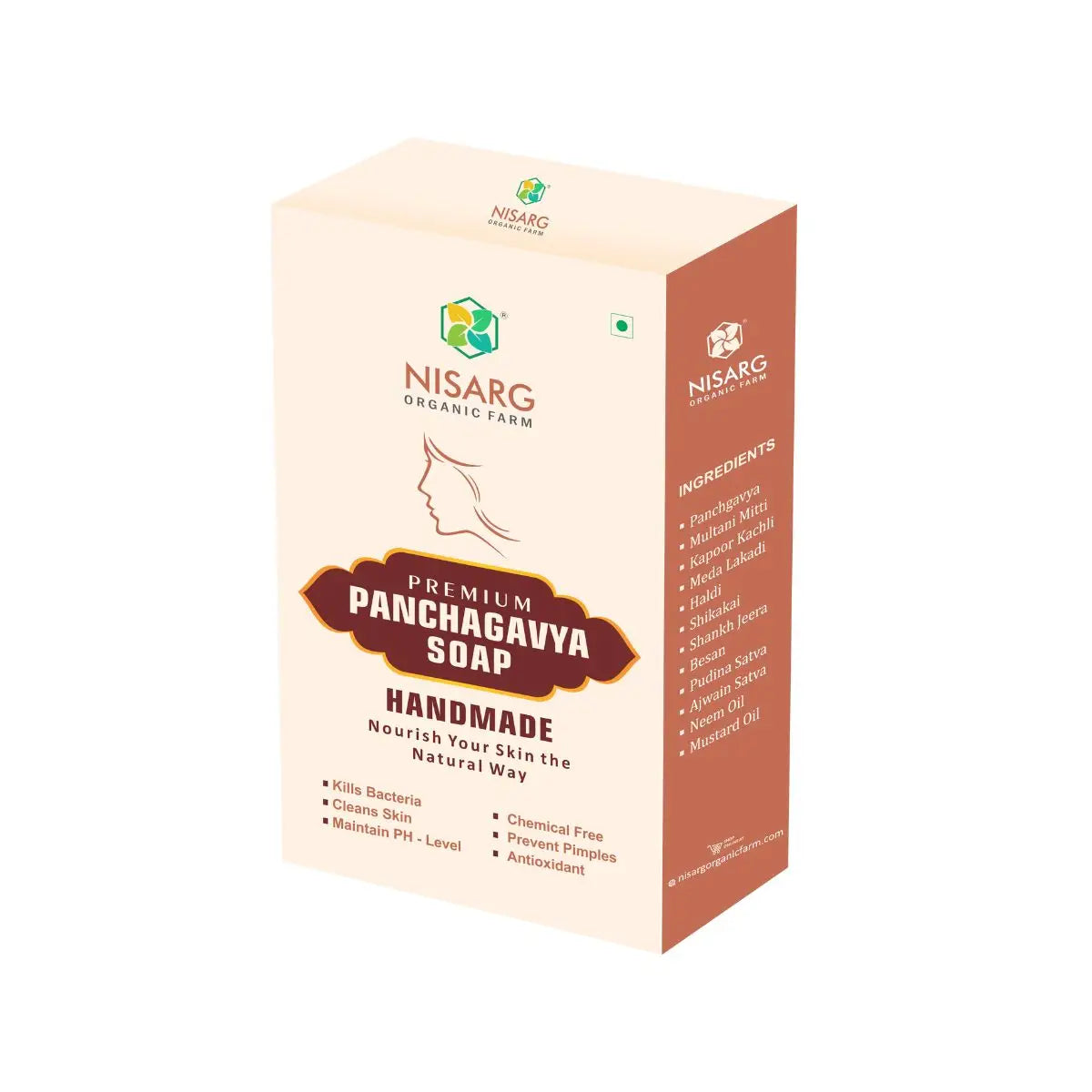 Panchgavya Soap | Organic Body Wash | Nisarg Organic Farm