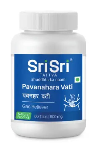 Pavanhara Vati - Gas Reliever 60 Tabs | 500mg | Sri Sri Tattva - Tablets