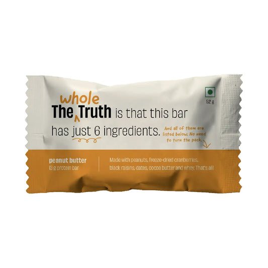 Peanut Butter Protein Bar | Pack of 1 | The Whole Truth