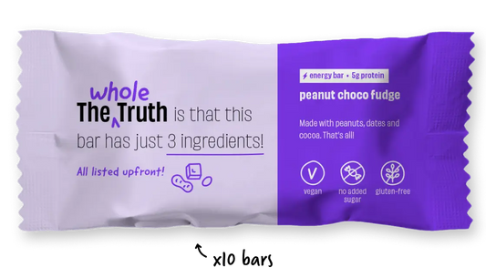 Peanut Choco Fudge Bar | Pack of 1 | The Whole Truth