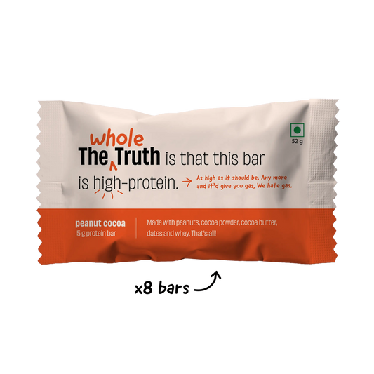 Peanut Cocoa Protein Bar | Pack of 1 | The Whole Truth