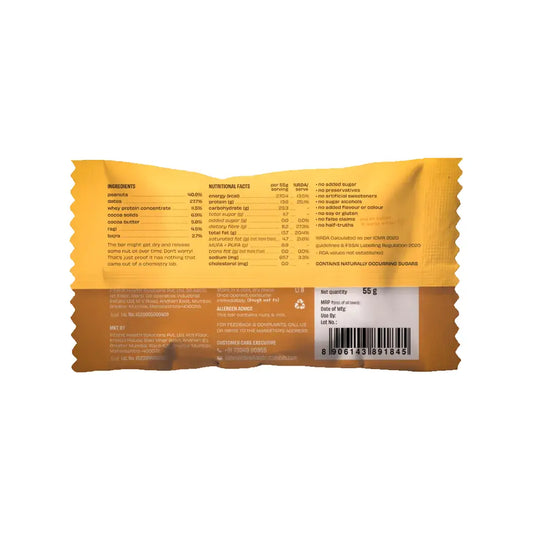 Peanut Millet Cocoa Bar | Pack of 1 | The Whole Truth