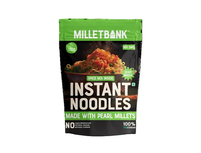 Pearl Millet Instant Noodles 165g | MilletBank - snacks