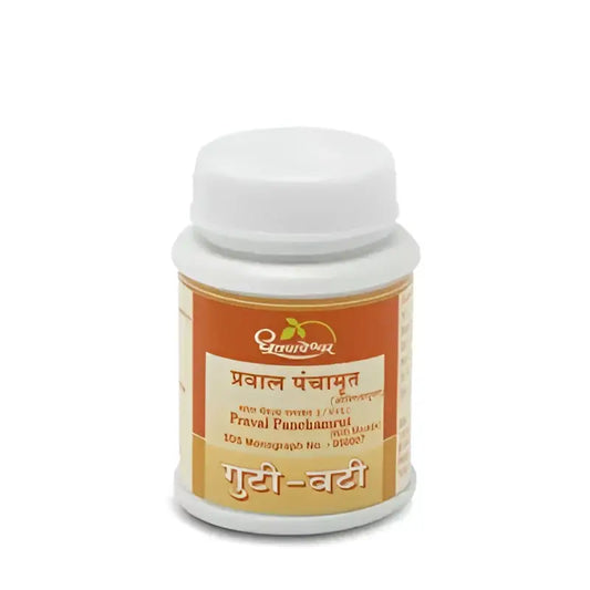 Praval Panchamrut (Motiyukt) 25Tabs | Shree Dhootapapeshwar - Ayurvedic Medicine
