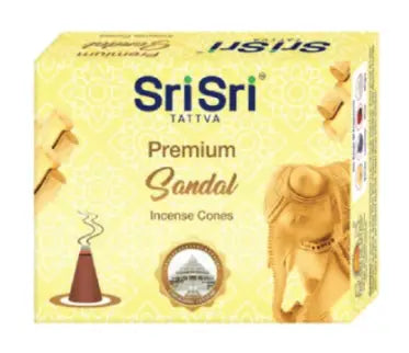 Premium Sandal Incense Cones 25g - Pooja Samagri