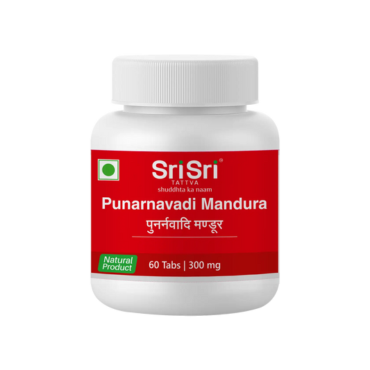 Punarnavadi Mandura 60 Tabs | Sri Sri Tattva - Ayurvedic Medicine