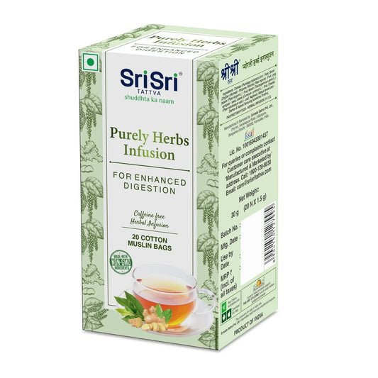 Purely Herbs Infusion | Sri Sri Tattva | 20 Bags - Tea