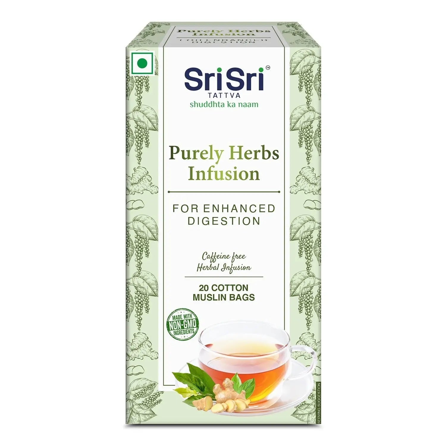 Purely Herbs Infusion | Sri Sri Tattva | 20 Bags - Tea