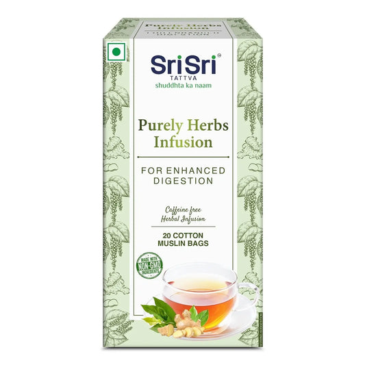 Purely Herbs Infusion | Sri Sri Tattva | 20 Bags - Tea