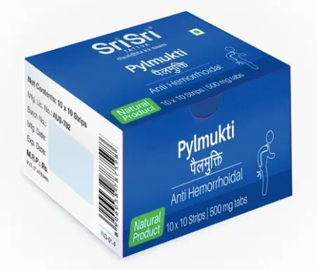 Pylmukti Tablet - Anti-Hemorrhoidal 500mg 10Tab | Sri Sri Tattva - Tablets