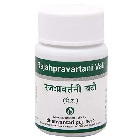 Rajahpravartani Vati by Dhanvantari Herbs - 60 tabs - Tablets