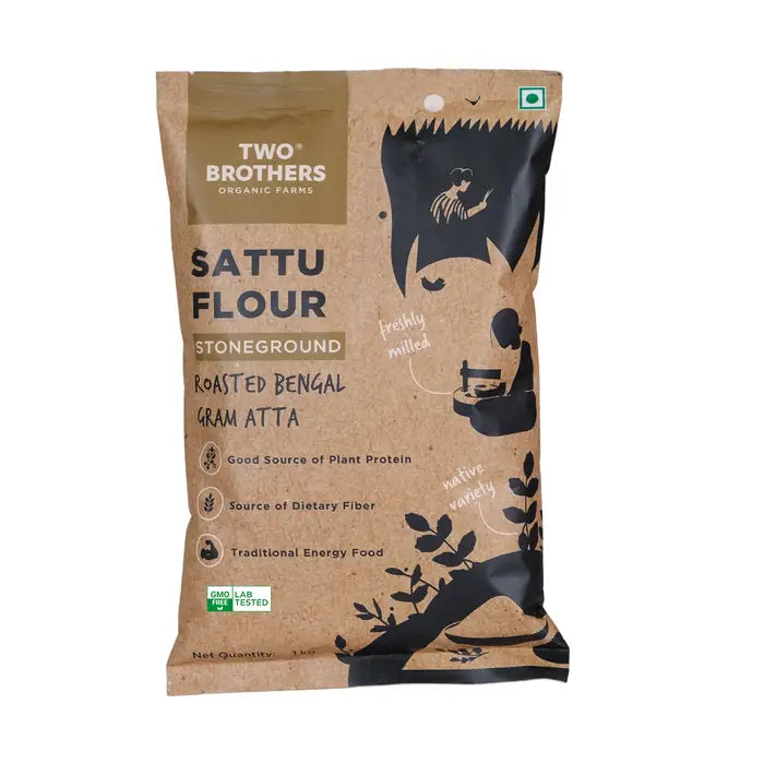 Sattu Atta Stoneground 500g | Two Brothers - Grocery