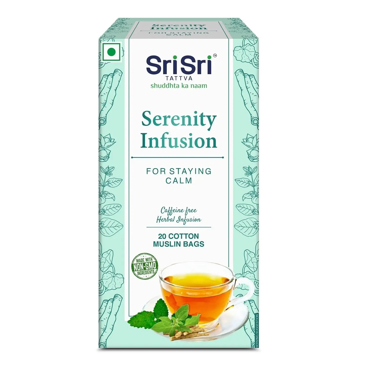 Serenity Infusion | Sri Sri Tattva | 20 Bags - Tea