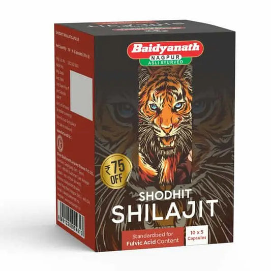 Shodhit Shilajit 30 Capsules | Ayurvedic Supplement For Men | Baidyanath