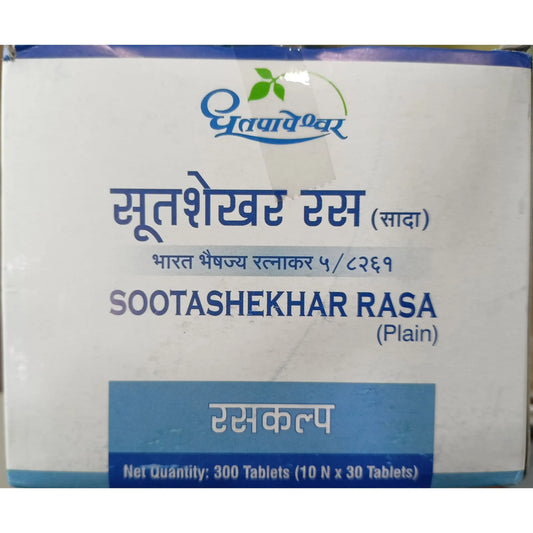 Sootashekhar Rasa 30Tabs 1 Strip | Shree Dhootpapeshwar - Tablets