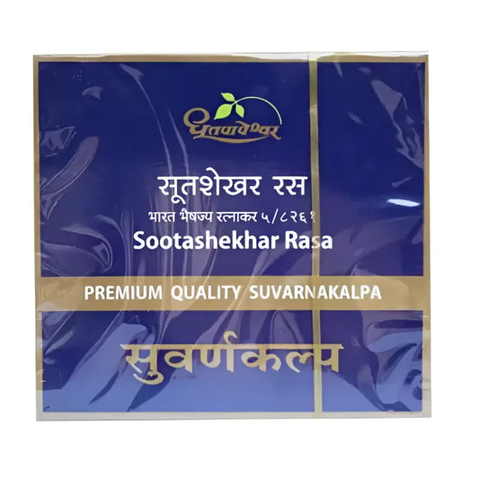 Sootashekhar Rasa Suvarnakalpa 30Tabs | Shree Dhootpapeshwar - Tablets