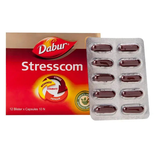 Stresscom Ashwagandha 10Capsules | Dabur