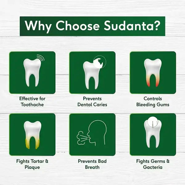 Sudanta Toothpaste 200g | Sri Sri Tattva - Personal Care