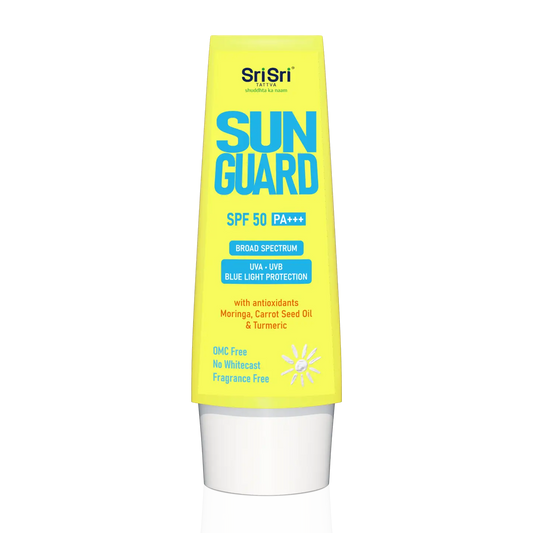 Sunguard SPF 50 PA +++ | With Anti Oxidants Moringa Carrot Seed Oil & Turmeric | 50 g - Cream