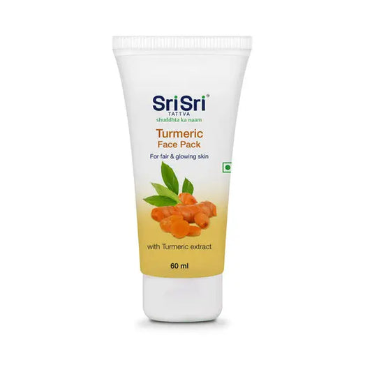 Turmeric Face Pack - For Fair & Glowing Skin 60g | Sri Sri Tattva - Skin care