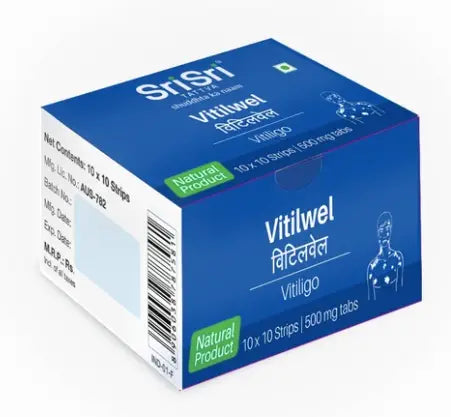 Vitilwel - Vitiligo 500mg 10Tab | Sri Sri Tattva - Tablets