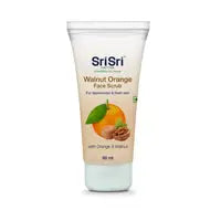 Walnut Orange Face Scrub - For Rejuvenated & Fresh Skin 60g | Sri Sri Tattva - Skin care